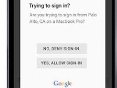 Google的双因素验证新方式：“yes”或“no”