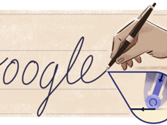 Google推新Doodle纪念圆珠笔伟大发明者117周年诞辰