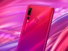 后置三摄！华为预热nova 4星耀版·蜜语红