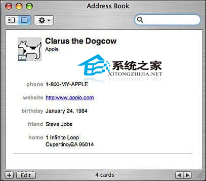 Mac中怎么管理我们的通讯录?