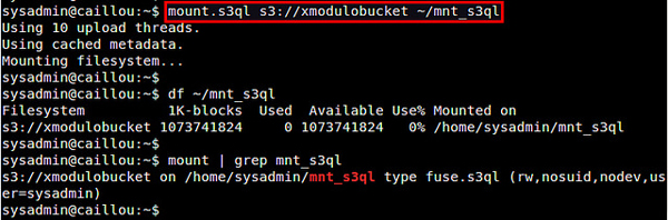  Linux使用S3QL创建加密文件系统的方法
