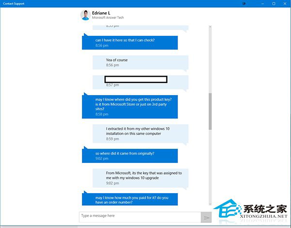 用户使用第三方工具获取Win10免费密钥遭微软客服查封