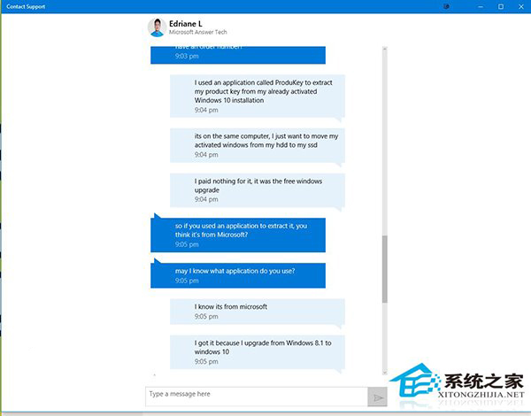 用户使用第三方工具获取Win10免费密钥遭微软客服查封