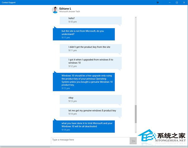 用户使用第三方工具获取Win10免费密钥遭微软客服查封