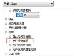 Win7系统中找不到“允许混合睡眠”的解决办法