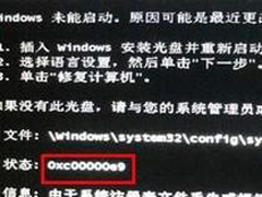 Win7开机提示注册表错误0xc0000e9的处理方法