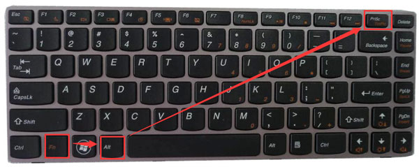 Win7系统笔记本电脑截屏的方法