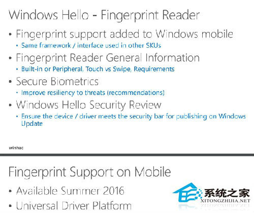 终于等到你 Win10 Mobile也要开始指纹识别了