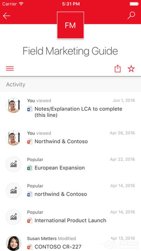 微软成功开发iOS版本的SharePoint企业协作套件