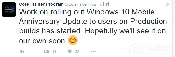 爆料：Win10 Mobile一周年更新正式版进入准备阶段