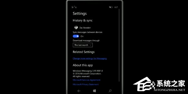 Win10 Mobile一周年更新正式版信息应用改动