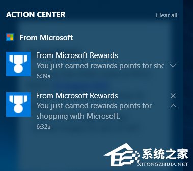 Win10操作中心新特性：加入“来自微软”通知选项