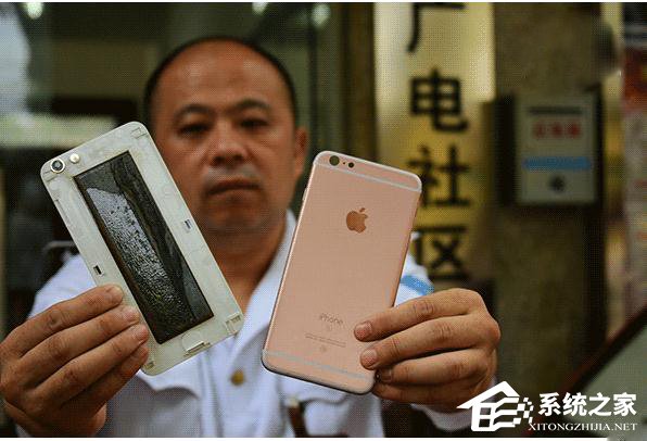 男子买苹果手机被掉包 iPhone6s变成了模型