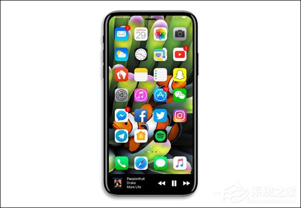 Home键真的没了？iPhone 8渲染图竟然都是全面屏