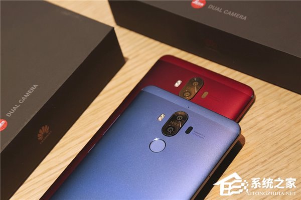 自古红蓝出CP?华为Mate 9玛瑙红/托帕蓝真机图赏