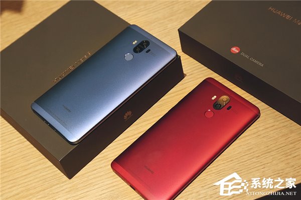 自古红蓝出CP?华为Mate 9玛瑙红/托帕蓝真机图赏