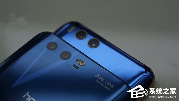荣耀9魅海蓝VS小米6亮蓝色：真机各角度对比图赏