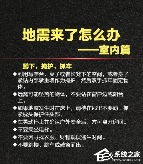 地震来了怎么办？Get这些小知识关键时刻自救与互救