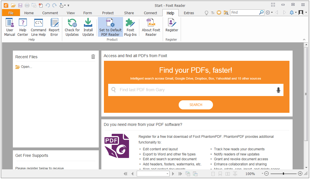 Foxit Reader(福昕PDF阅读器) V9.5.0.20723 英文版