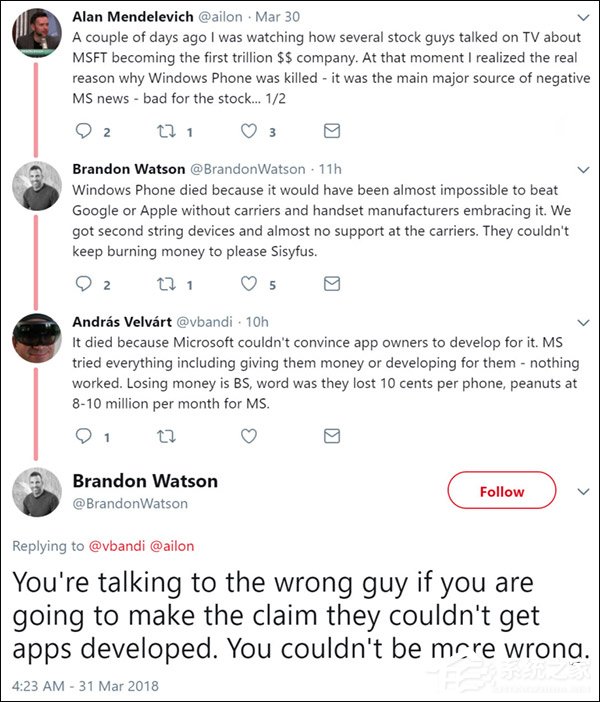 OEM和运营商的“锅”？前微软Windows Phone高管谈手机系统失败缘由