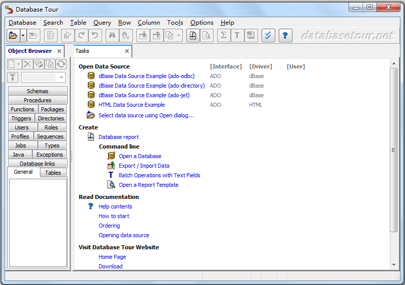 Database Tour