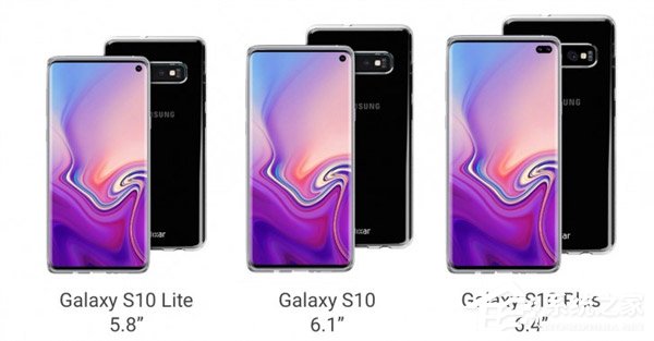 保护壳厂商Olixar放出三星Galaxy S10戴壳渲染图
