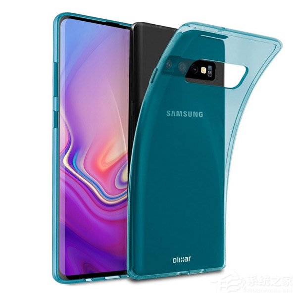 保护壳厂商Olixar放出三星Galaxy S10戴壳渲染图