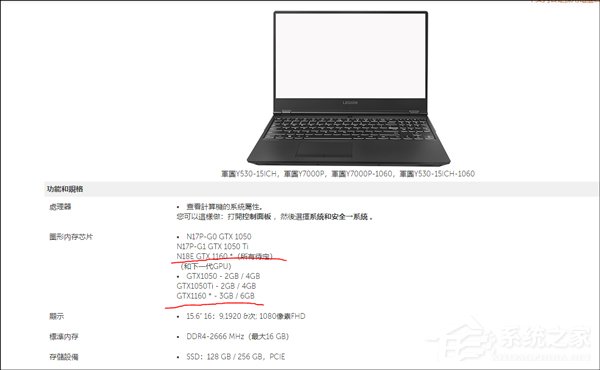 联想笔记本意外曝光GTX 1160显卡