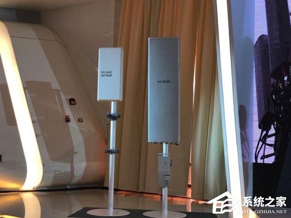 华为北京发布会演示5G基站