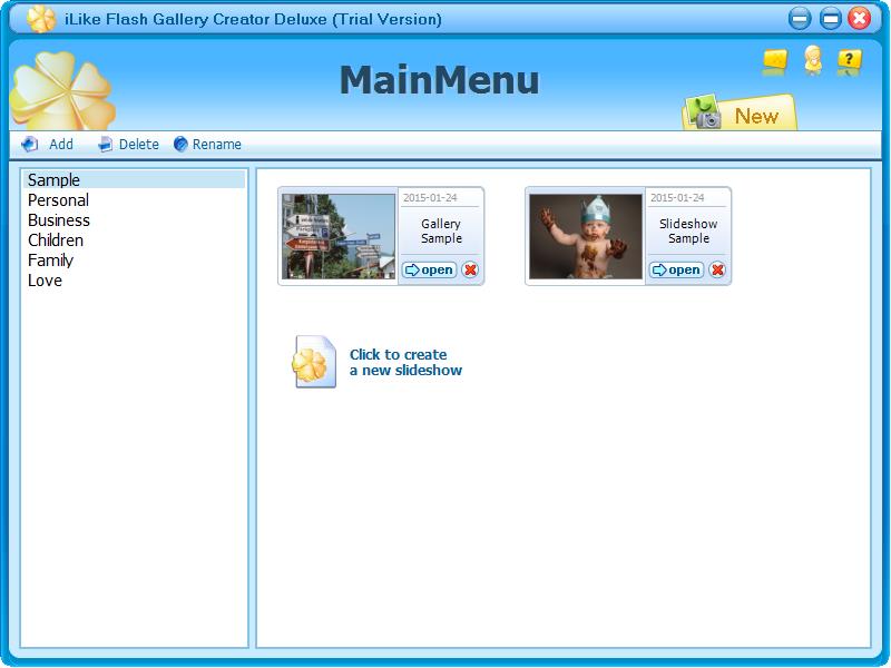 iLike Flash Gallery Creator Deluxe