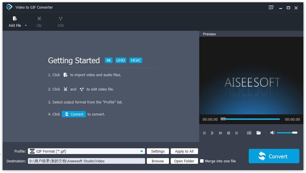 Aiseesoft Video to GIF Converter