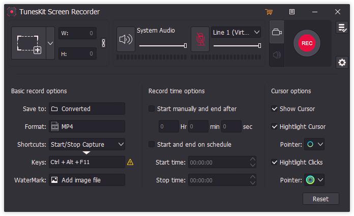TunesKit Screen Recorder