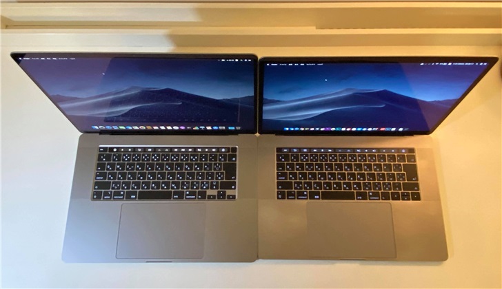外媒放出16英寸/15英寸MacBook Pro对比