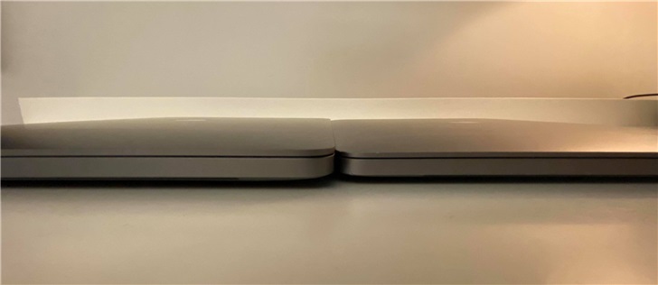 外媒放出16英寸/15英寸MacBook Pro对比