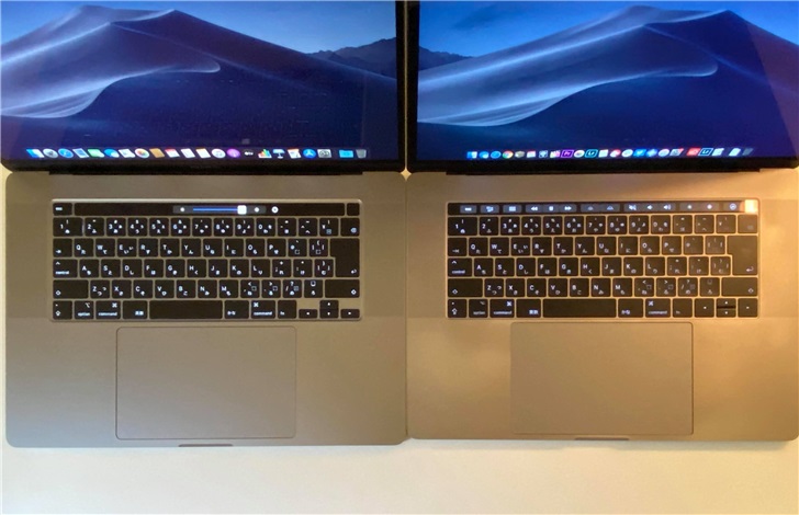 外媒放出16英寸/15英寸MacBook Pro对比