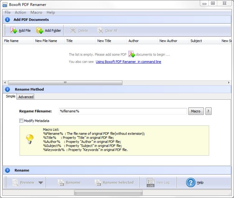Boxoft pdf Renamer