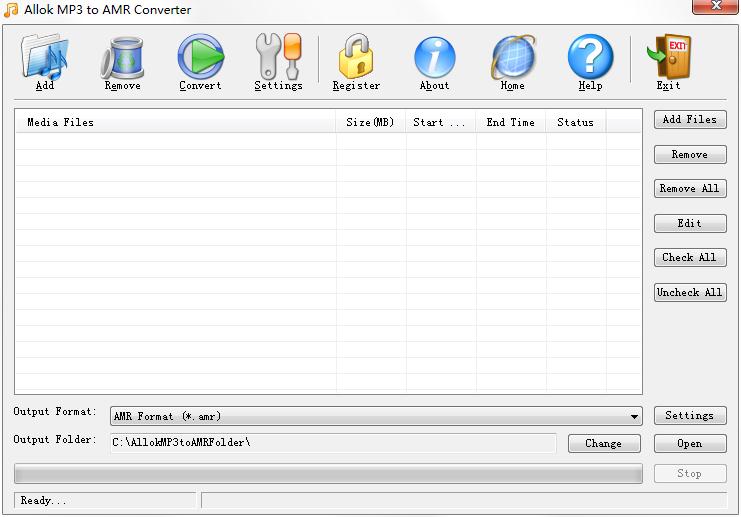 Allok MP3 to AMR Converter