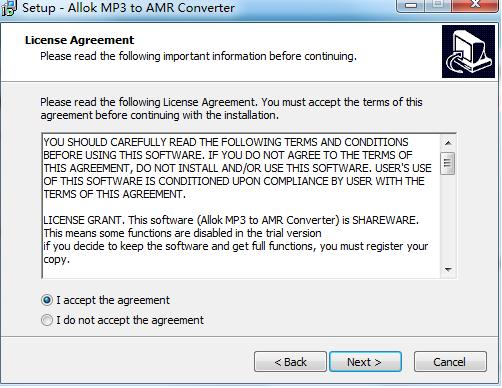 Allok MP3 to AMR Converter