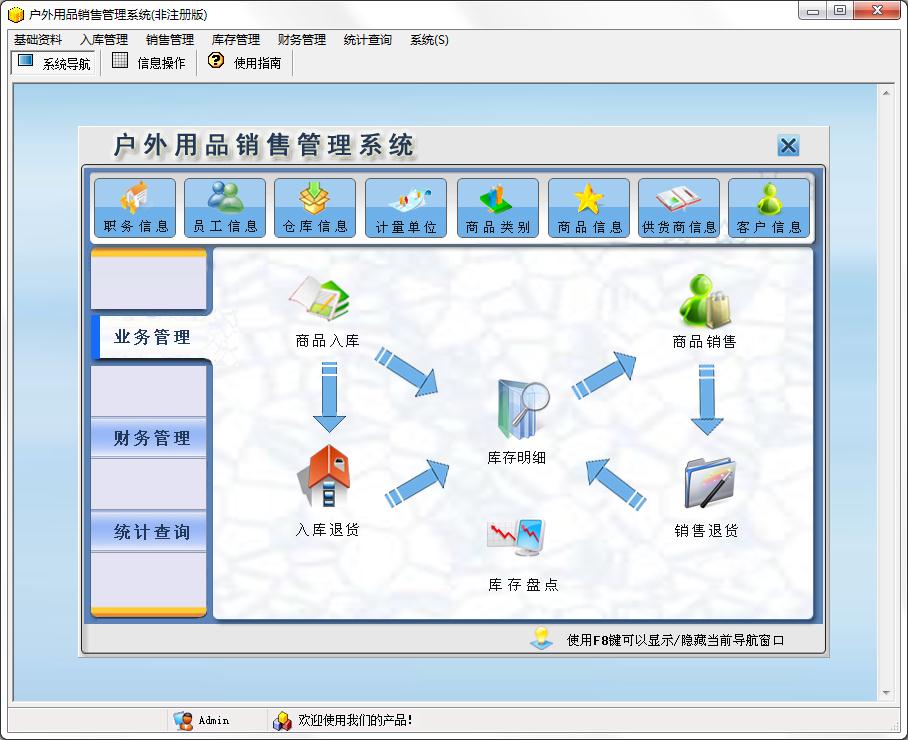 户外用品销售管理系统