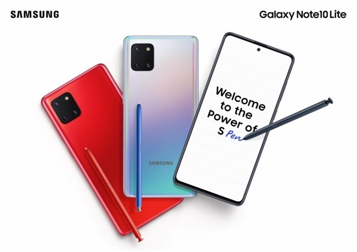 三星Note10 Lite将于1月21日开启预定
