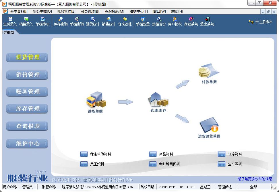 易达精细服装管理系统