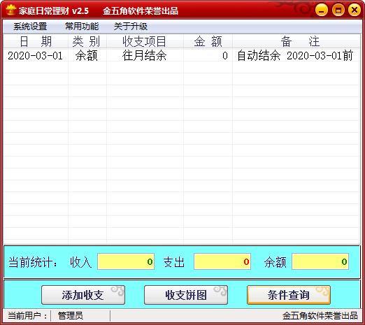家庭日常理财
