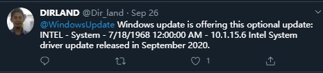 Win10错误推送1968年驱动程序,实为正