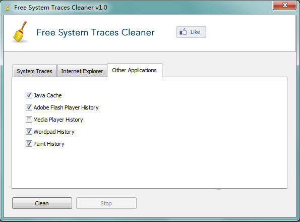 Free System Traces Cleaner