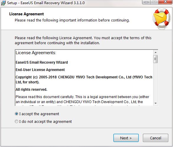 Easeus Email Recovery Wizard