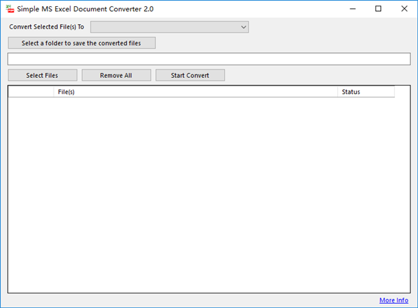 Simple MS Excel Document Converter