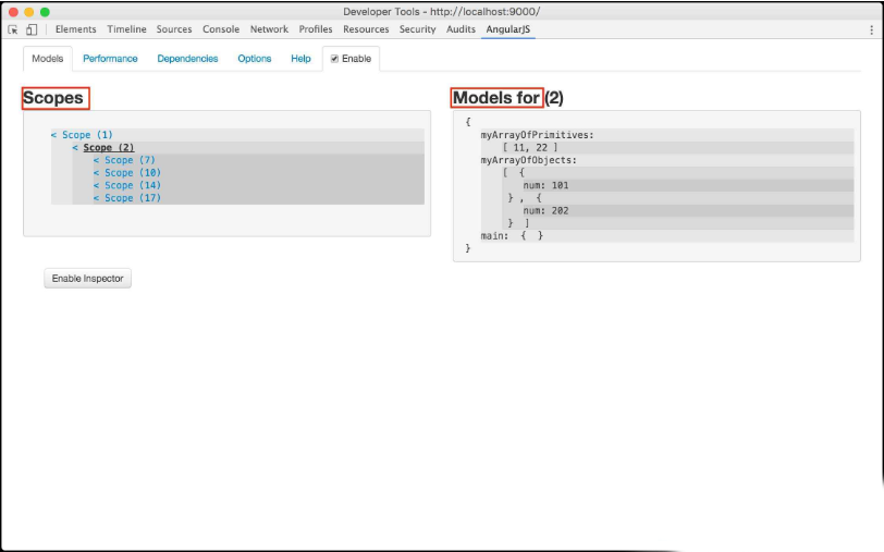Angularjs batarang
