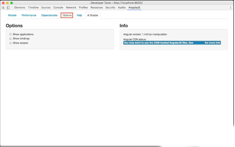 Angularjs batarang