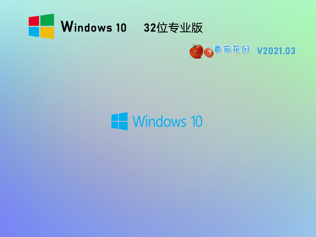 番茄花园 Windows10 32位 专业版镜像 V2021.03