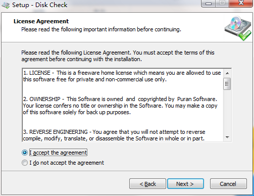 Puran Disk Check